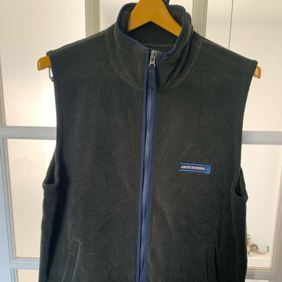 Abercrombie and fitch mens fleece vest - Picture 1 of 4